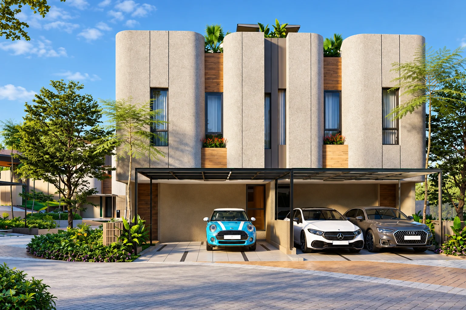 Rumah Bio District di Serpong sebagai ilustrasi harga rumah di Serpong